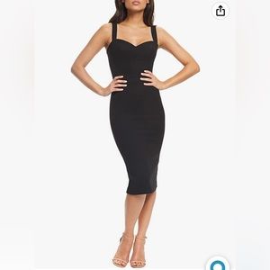 Dress the Population Bodycon Stretch Midi Sheath Dress